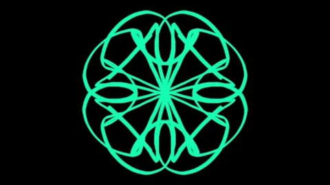 Visualization of numbers with Doodle. Pattern 2.h214.41 Stockbeeldmateriaal 334681300