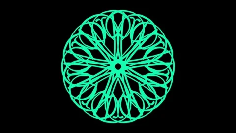 Visualization of numbers with Doodle. Pattern 2.h219.35 库存影片 334682383
