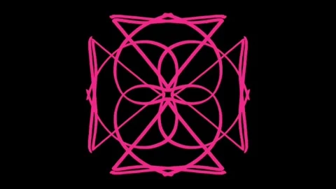Visualization of numbers with Doodle. Pattern 3.b214.70 스톡 동영상 335452486
