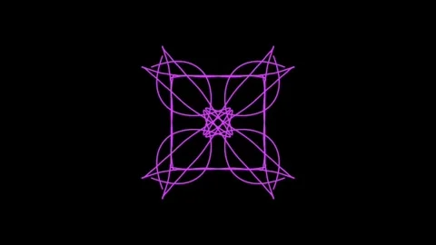 Visualization of numbers with Doodle. Pattern 3.c114.122 Stock Footage 335468396
