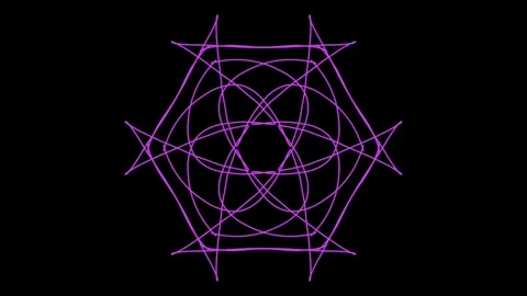 Visualization of numbers with Doodle. Pattern 3.c116.101 Stock-Footage 335468779