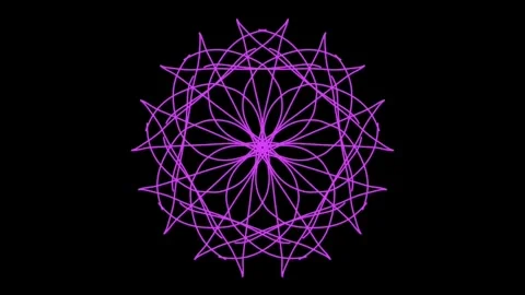 Visualization of numbers with Doodle. Pattern 3.c119.123 Stock-Footage 335469550