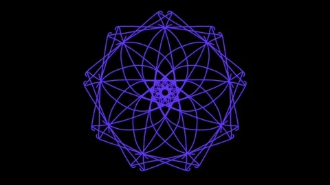 Visualization of numbers with Doodle. Pattern 3.d119.110 Stock-Footage 335512046