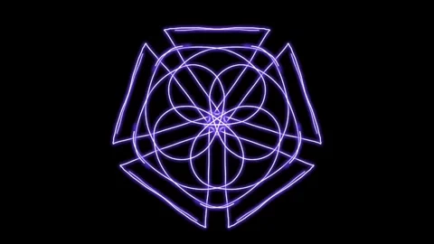 Visualization of numbers with Doodle. Pattern 3.d315.107 Vidéo 335526964