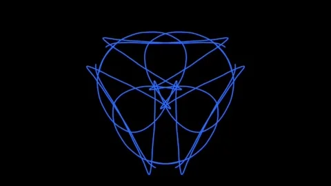 Visualization of numbers with Doodle. Pattern 3.e113.130 Stock-Footage 335536725
