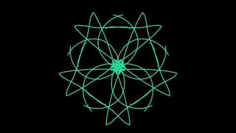 Visualization of numbers with Doodle. Pattern 3.h115.27 스톡 동영상 335597818