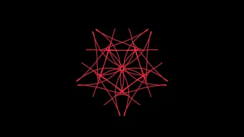 Visualization of numbers with Doodle. Pattern 4.a115.43 Stock-Footage 335922995