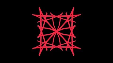 Visualization of numbers with Doodle. Pattern 4.a214.44 스톡 동영상 335924709