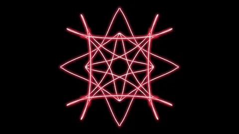 Visualization of numbers with Doodle. Pattern 4.a314.95 Video stock 335938537