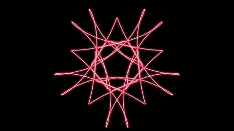 Visualization of numbers with Doodle. Pattern 4.a315.96 Stock Footage 335978544
