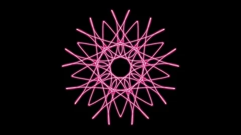 Visualization of numbers with Doodle. Pattern 4.b319.120 Stock Footage 336011203