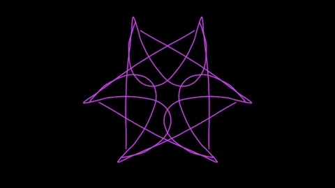 Visualization of numbers with Doodle. Pattern 4.c113.55 스톡 동영상 336049670