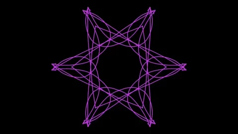 Visualization of numbers with Doodle. Pattern 4.c116.62 Stock Footage 336080930