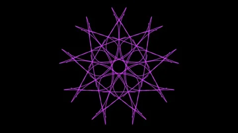 Visualization of numbers with Doodle. Pattern 4.c119.63 Stock Footage 336090103