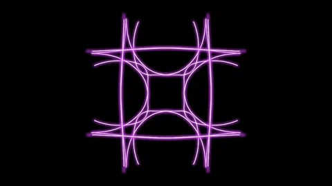 Visualization of numbers with Doodle. Pattern 4.c314.53 Stock-Footage 336104504