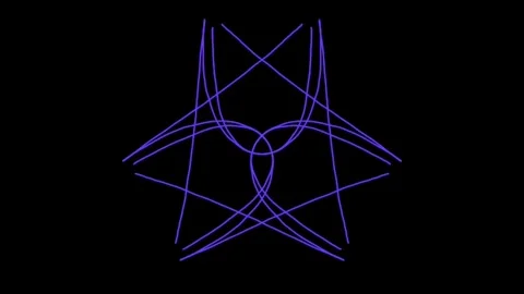 Visualization of numbers with Doodle. Pattern 4.d113.159 스톡 동영상 336170502