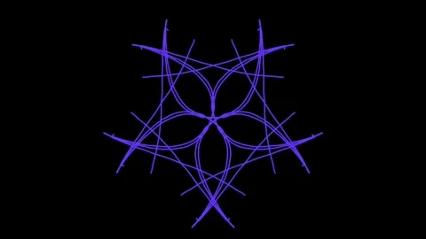 Visualization of numbers with Doodle. Pattern 4.d115.146 스톡 동영상 336170499
