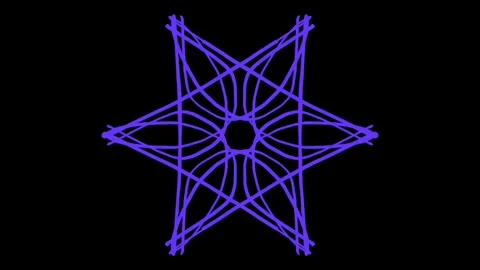 Visualization of numbers with Doodle. Pattern 4.d216.161 Stock-Footage 336178140