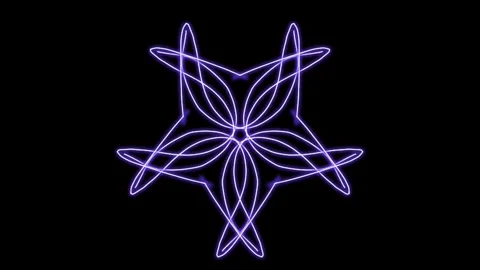 Visualization of numbers with Doodle. Pattern 4.d315.152 Vídeos de archivo 336180556