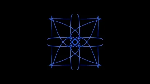 Visualization of numbers with Doodle. Pattern 4.e114.114 스톡 동영상 336186614