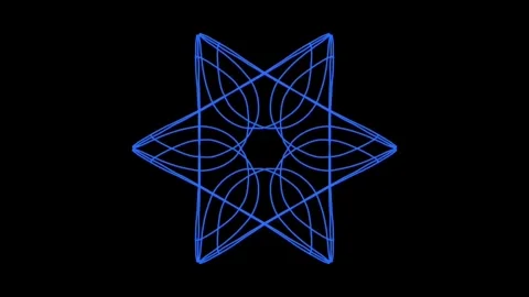 Visualization of numbers with Doodle. Pattern 4.e116.148 Stock Footage 336186616