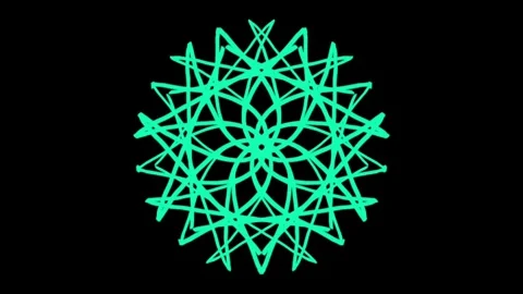 Visualization of numbers with Doodle. Pattern 4.h219.36 스톡 동영상 336229519