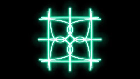 Visualization of numbers with Doodle. Pattern 4.h414.22 Stock-Footage 336230128