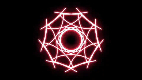 Visualization of numbers with Doodle. Pattern 5-1 Video stock 331666206