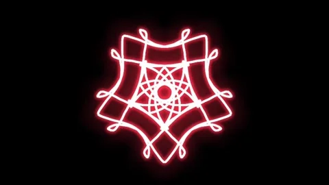 Visualization of numbers with Doodle. Pattern 5-3 Video stock 331666207