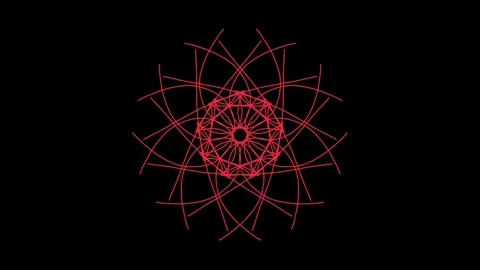Visualization of numbers with Doodle. Pattern 5.a119.77 Vídeos de archivo 336232954