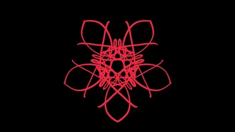 Visualization of numbers with Doodle. Pattern 5.a215.79 스톡 동영상 336234496
