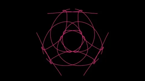 Visualization of numbers with Doodle. Pattern 5.b113.140 스톡 동영상 336251485