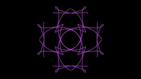Visualization of numbers with Doodle. Pattern 5.c114.92 스톡 동영상 336265376