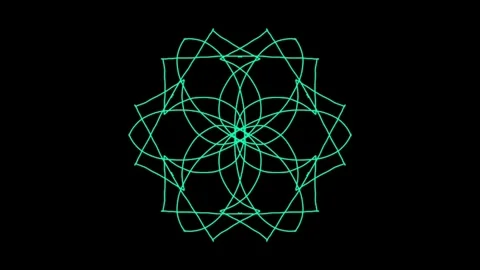 Visualization of numbers with Doodle. Pattern 5.h116.50 스톡 동영상 336362732