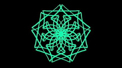 Visualization of numbers with Doodle. Pattern 5.h219.59 Stock-Footage 336363057
