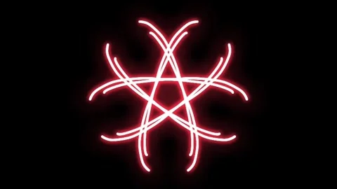 Visualization of numbers with Doodle. Pattern 6-3 Video stock 331741227