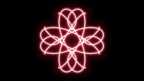 Visualization of numbers with Doodle. Pattern 6.4.000.1 Stock Footage 331741228