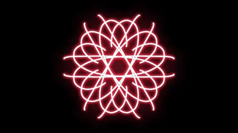 Visualization of numbers with Doodle. Pattern 6.6.000.5 Stock Footage 331741230