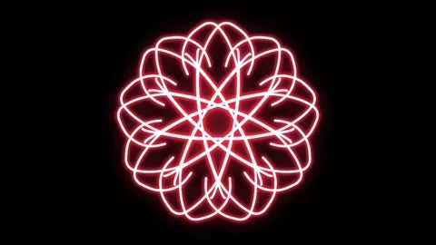 Visualization of numbers with Doodle. Pattern 6.9.000.4 Stock Footage 331741229