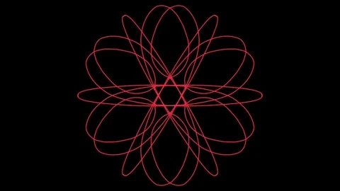 Visualization of numbers with Doodle. Pattern 6.a116.79 스톡 동영상 336728887