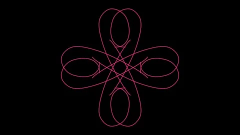 Visualization of numbers with Doodle. Pattern 6.b114.84 Stock-Footage 336782304