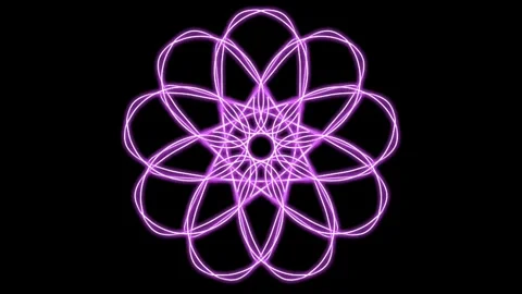 Visualization of numbers with Doodle. Pattern 6.c319.93 스톡 동영상 336806117