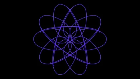 Visualization of numbers with Doodle. Pattern 6.d115.123 스톡 동영상 336809405