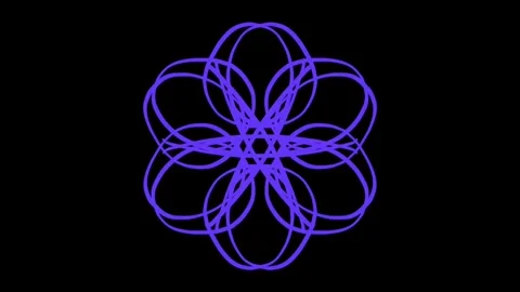Visualization of numbers with Doodle. Pattern 6.d216.129 스톡 동영상 336809895
