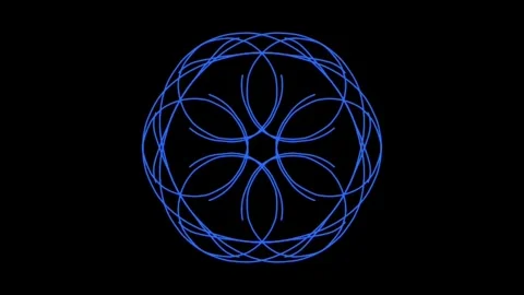 Visualization of numbers with Doodle. Pattern 6.e116.147 스톡 동영상 336811098