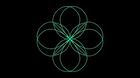 Visualization of numbers with Doodle. Pattern 6.h114.47 스톡 동영상 336842809