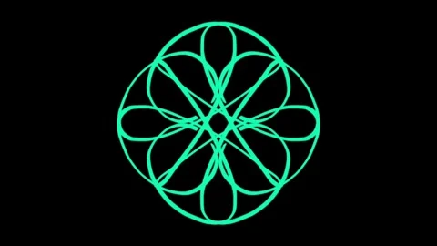 Visualization of numbers with Doodle. Pattern 6.h214.57 스톡 동영상 336843513