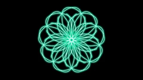 Visualization of numbers with Doodle. Pattern 6.h319.44 Stock-Footage 336845464