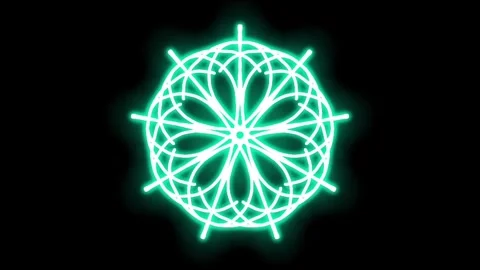 Visualization of numbers with Doodle. Pattern 6.h419.42 Stock-Footage 336846321