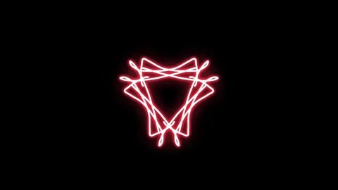 Visualization of numbers with Doodle. Pattern 7.3.000.1 Stock Footage 331741306